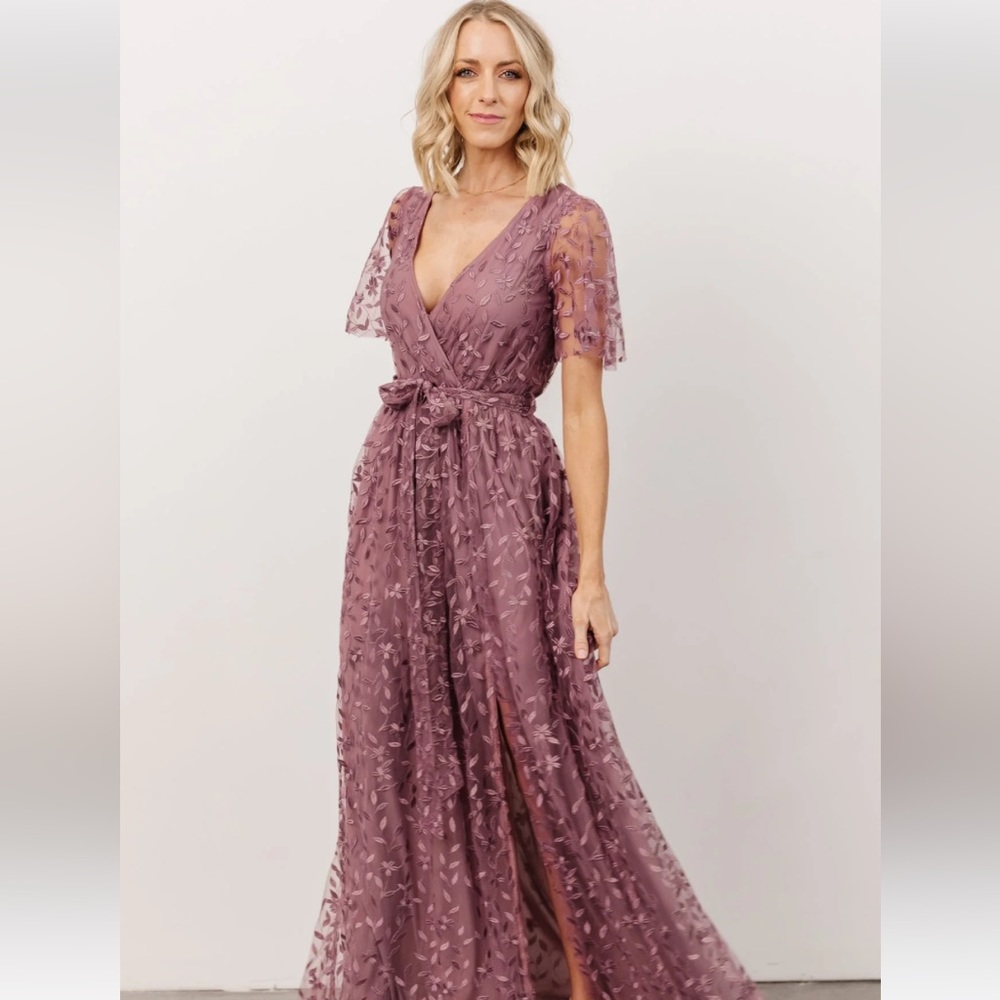 Marseille Embossed Maxi Dress - Baltic Born
